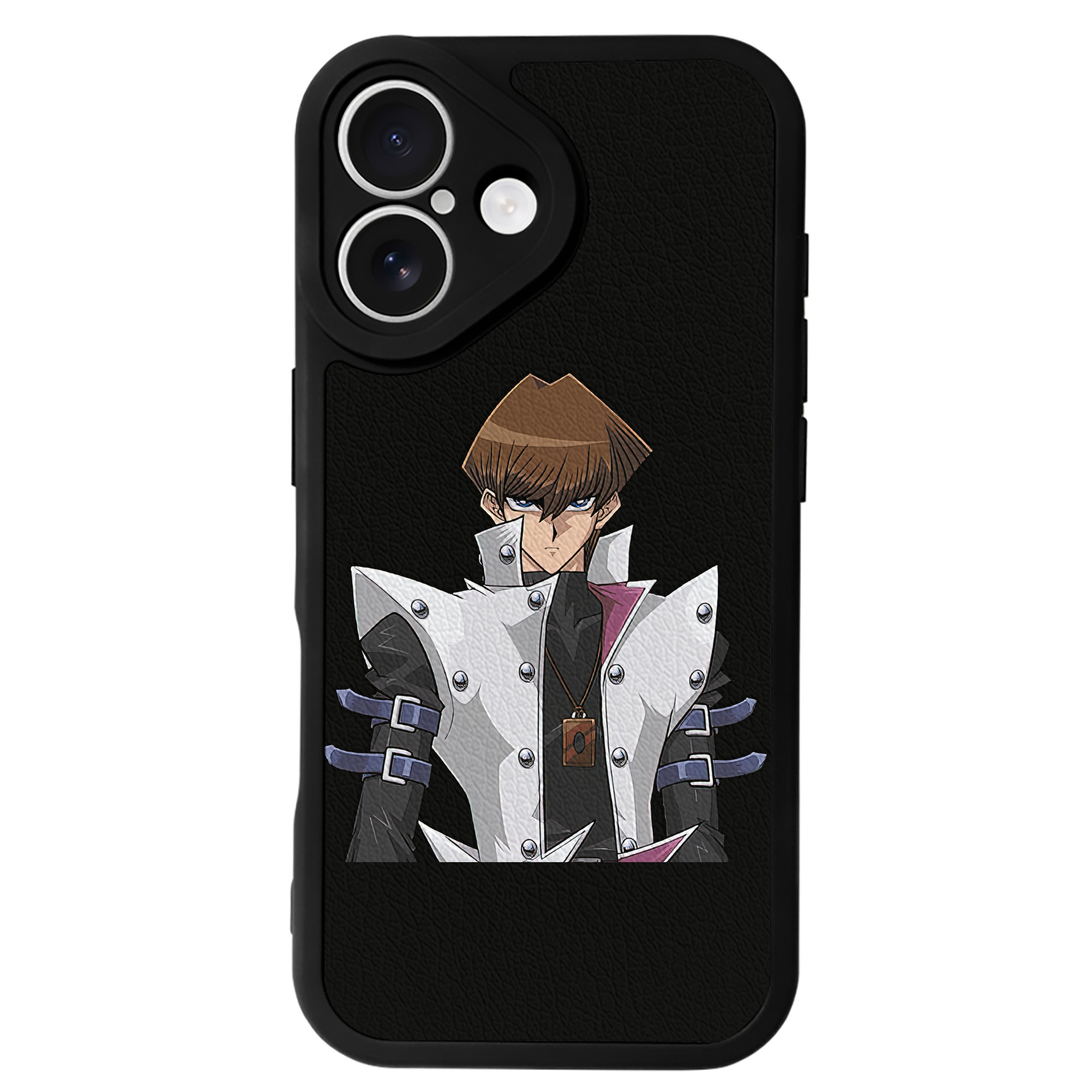 遊☆戯☆王 Yu-Gi-Oh! 【iPhone 16シリーズ対応】シリコンスマホケース（レザー調） 材質：シリコン